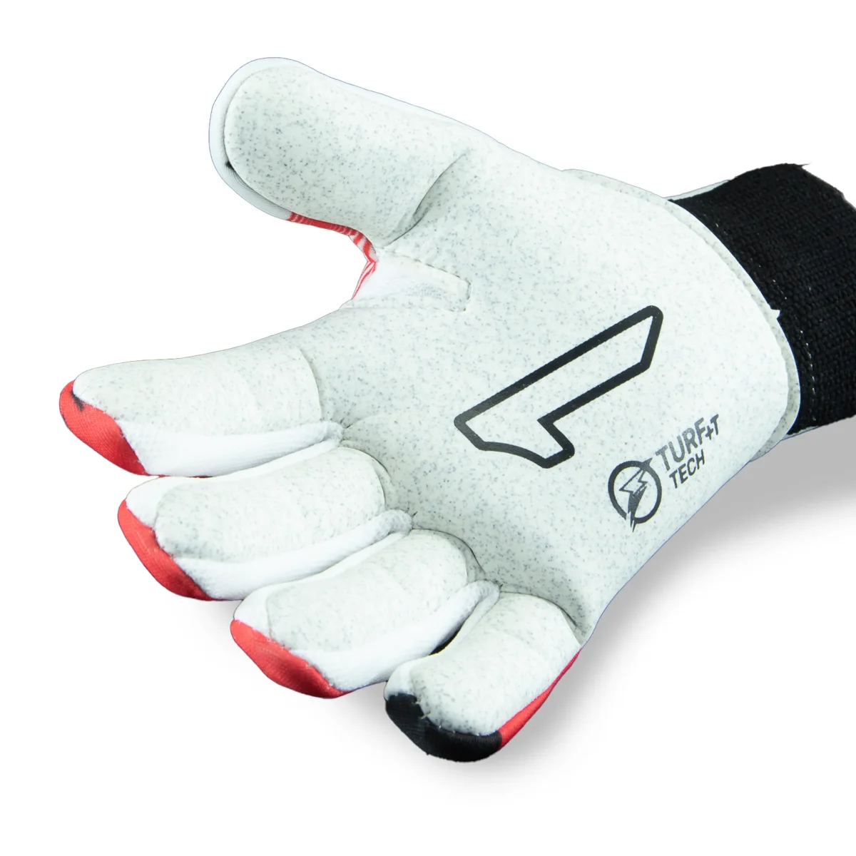 Luva Goleiro Rinat Nkam AS Vermelho / Branco Infantil - Image 4