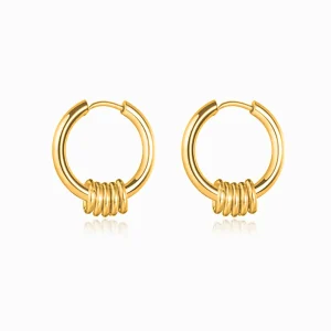 Brincos Argola 10mm BR1333 - Aço Inox