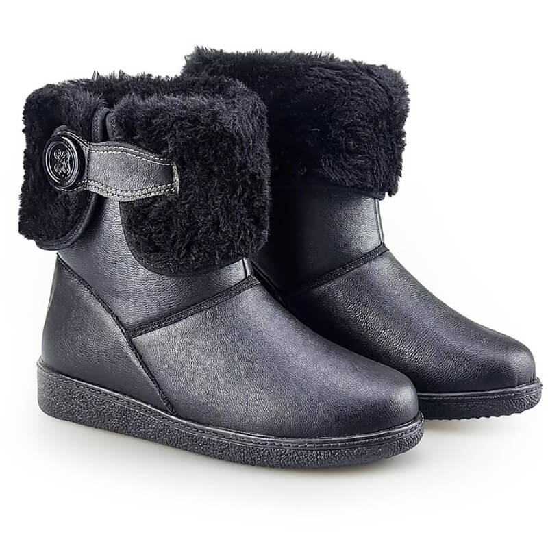 Bota de couro forrada Annda - Image 2