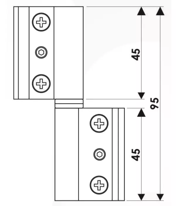 Dobradiça NIDCE2F - Image 3