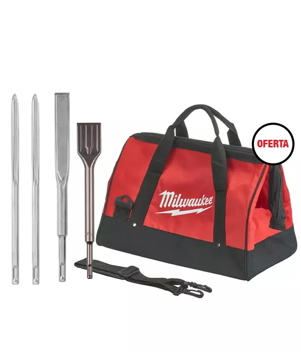 Conjunto De Cinzéis SDS-Plus Com Bolsa De Transporte