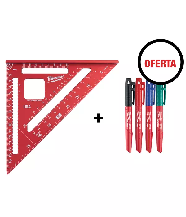 Esquadro De Carpinteiro + Conjunto de 4 Marcadores - Image 2
