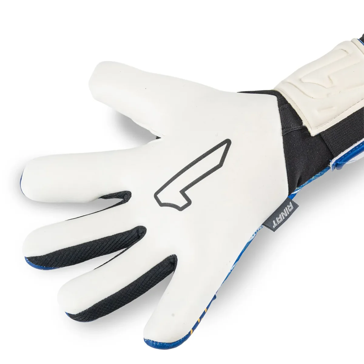 Luva Goleiro Rinat Fiera TR Profissional Branco / Azul Adulto - Image 4